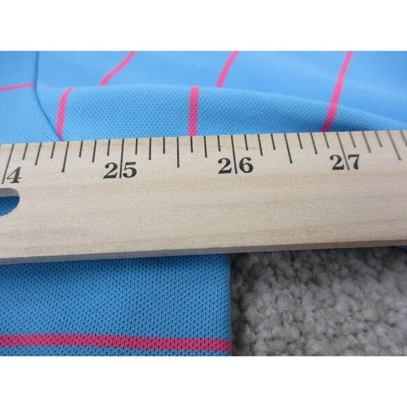 Peter Millar Polo Shirt Mens XL Blue Boulder Country Club Golf Summer Comfort - Picture 8 of 11